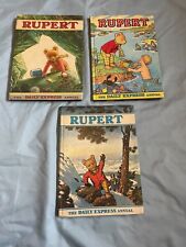 job lot x3 Rupert the bear