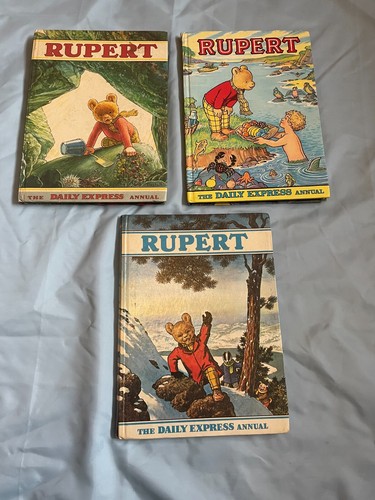 Job lot rupert the bear - lot, x3