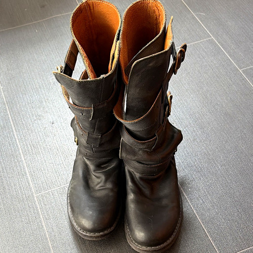 Fiorentini baker black leather - black,