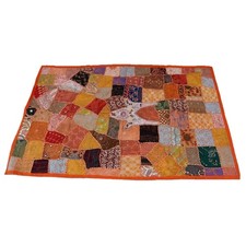 Hand Embroidered Vintage Indian Cotton Home Wall Decor Patchwork Tapestry BA2279