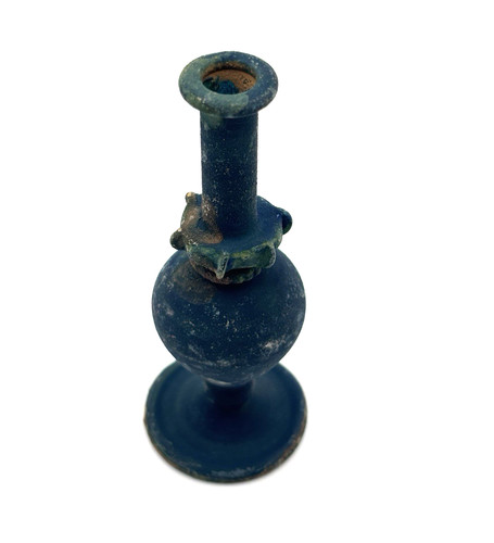 Tall blue roman glass - tall,