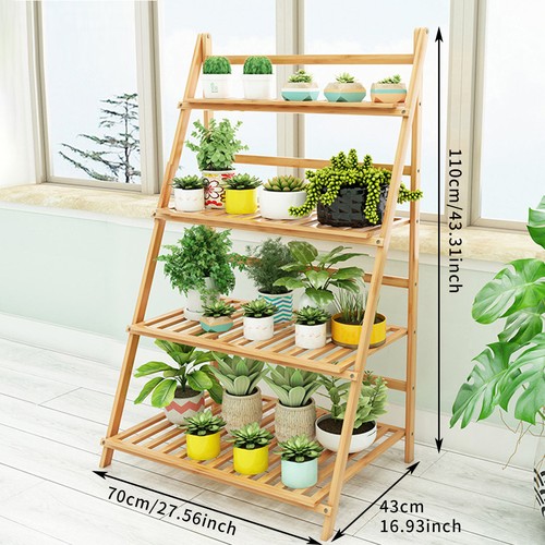 Wooden plant stand planter - wooden,