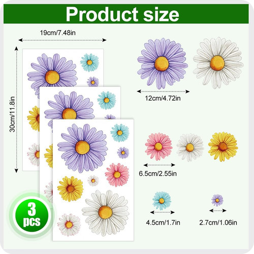 Wheelie bin stickers - stickers, flowers