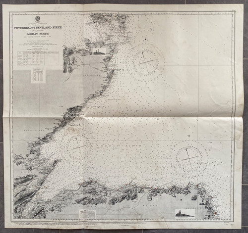 1916 antique map - (1943),