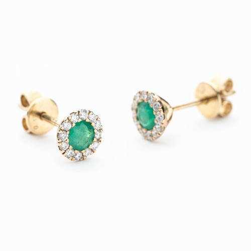 9ct yellow gold - 9ct, emerald
