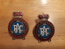 2 ORIGINAL RAC RALLY OF GREAT BRITAIN PIN BADGES