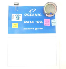 Oceanic Data 100 Puck Scuba Dive Computer + Manual #4062