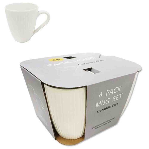 Adorn mugs white pack - adorn, 14oz