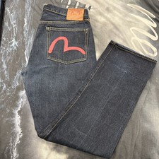 Evisu Jeans Painted Red Gull