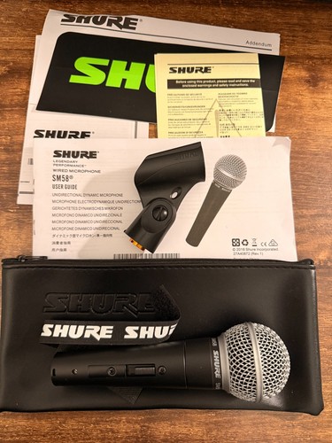 Shure sm58 microphone xlr - shure, +