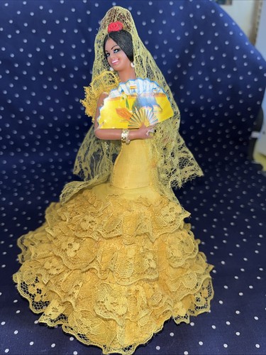 Vintage spanish doll flamenco - vintage,