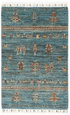 Ziegler Premium Handwoven 120x80 cm-Orientteppich, Fine, Carpet, Rug, Blue, New