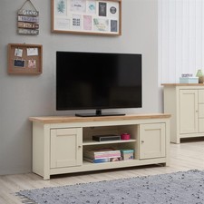 Cream Oak Living Room Furniture Set Sideboard TV Unit Coffee Table