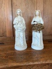 Antique Parian ware figures