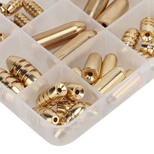46x fishing brass sinkers - brass,