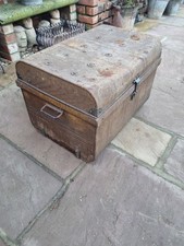 Vintage Tin Travel Trunk
