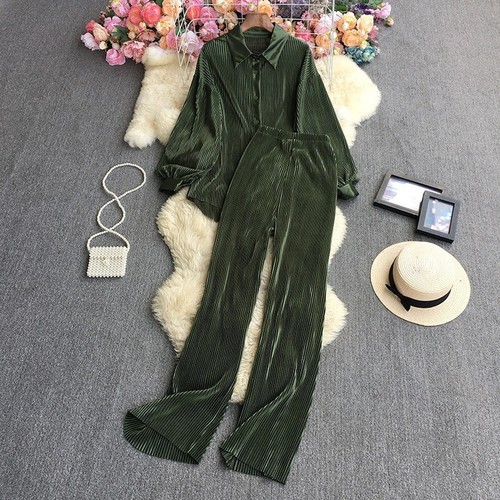 Summer free size pleated - pleated, set