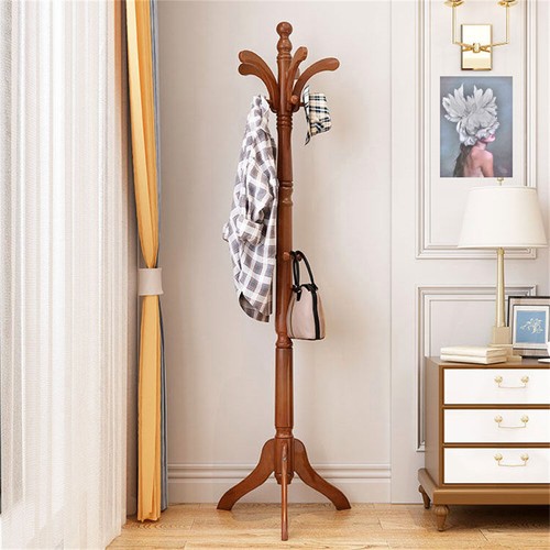 Wooden coat stand rack clothes - coat,