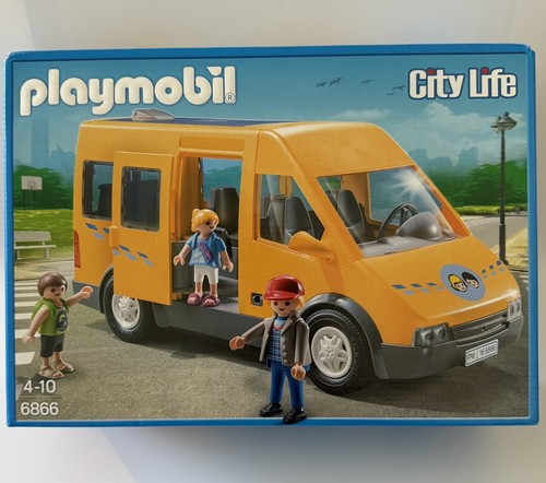 Playmobil school bus playset - school,