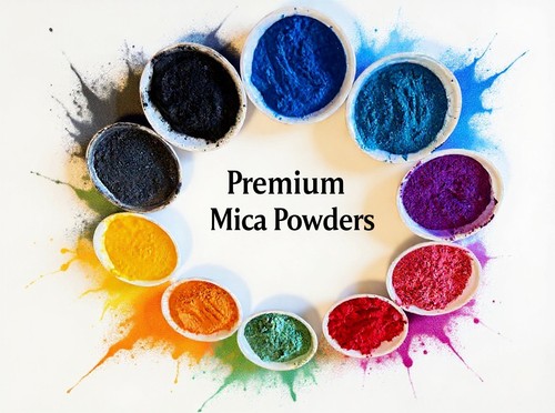 Mica powder cosmetic - powder,