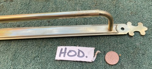 69cm brass towel rail - towel, pans