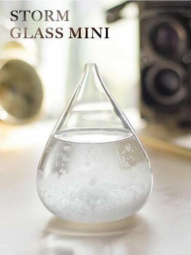 Storm glass barometer crystal - glass,