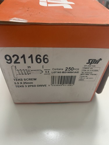 Spit teks screws 5mm - teks, 5.5mm