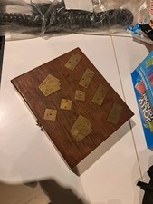 Vintage wooden with gold