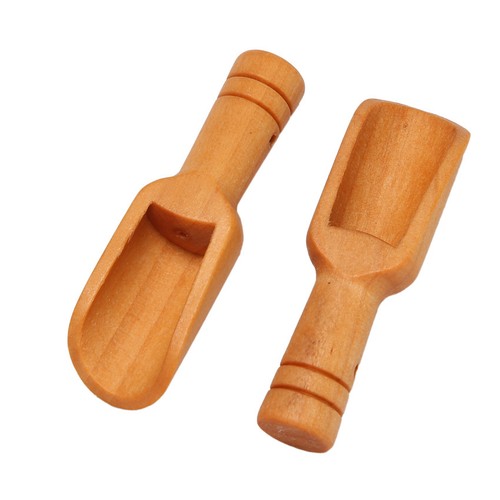 20pcs wooden scoop salt - wooden,