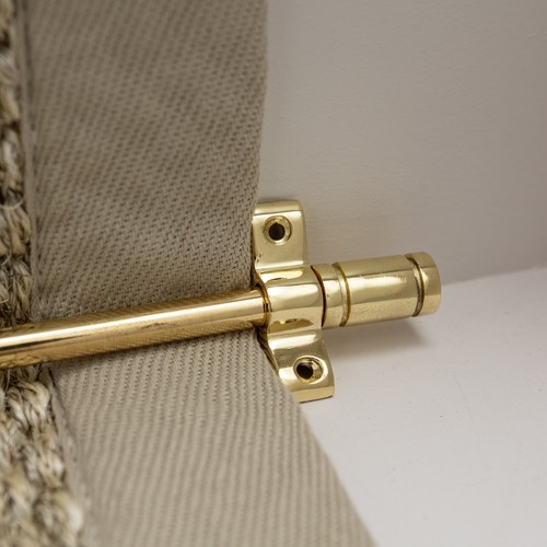 Polished brass finish stair - polished,