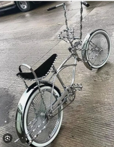 Lowrider chrome bike w - lowrider, w/