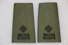 COPY RHODESIAN RHODESIA SELOUS SCOUTS ARMY 2ND LIEUTENANT RANK EPAULETTES PAIR