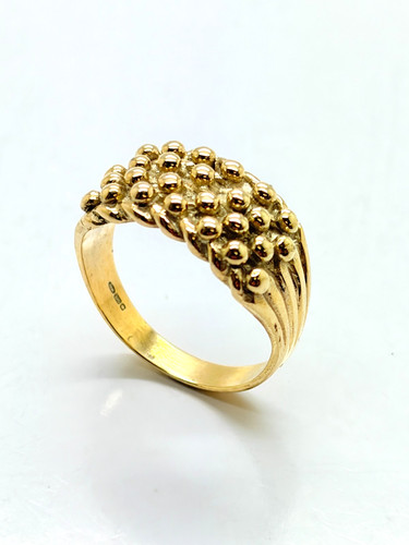 9ct yellow solid - gold, 4