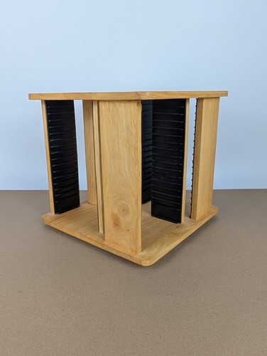 Vtg cube wooden 72 cd - vtg,