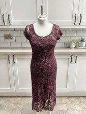 Phase Eight Burgundy Mesh