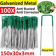 Weed Fabric Galvanised Staples