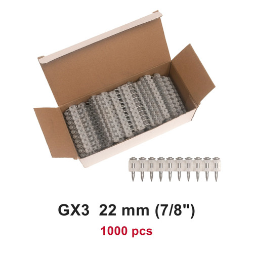 1000x collated concrete nails - 1000x,