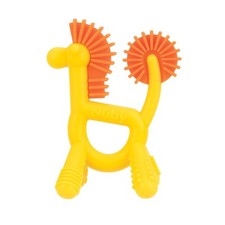 Nuby Geo Zoo Giraffe Teether BPA Free Soft Silicone Baby Soothing Toy 3 Months