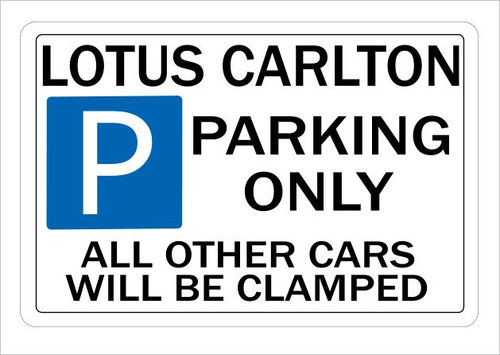 Lotus carlton parking - lotus,