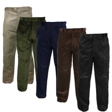 Mens Thick Cord Trousers Smart Casual Jumbo Chunky Corduroy W 30 - 50 Warm NEW