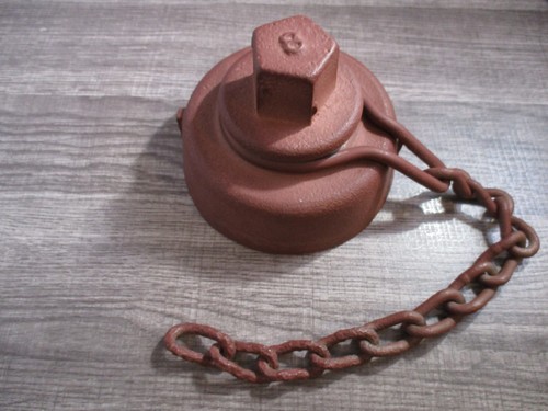 Fire hydrant cap solid - (solid, cast