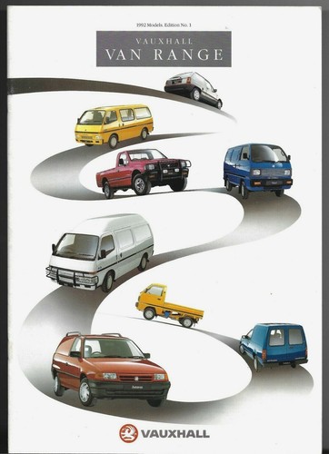 Vauxhall van range 1991 uk - van, 1991-92