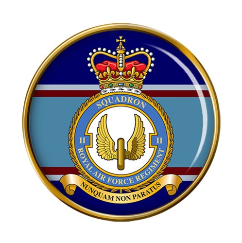 Raf regiment squadron pin - raf, 2