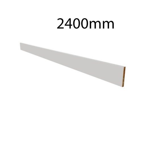 White matt continuous plinth - white,