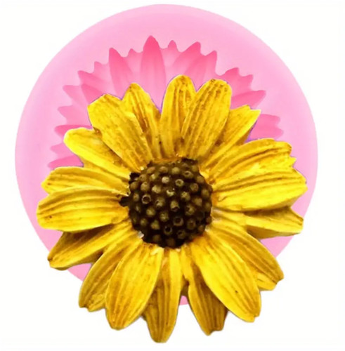 Sunflower silicone icing - silicone,