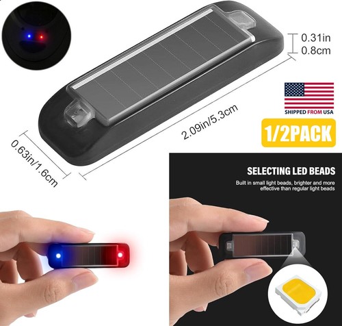 2pcs solar led indicator - 1/2pcs,