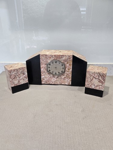 Marble mantel clock - mantel, for