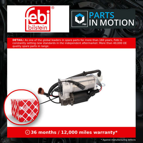 Air suspension compressor fits - suspension,