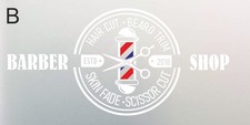 Barber Shop Window Sticker Custom Front Sign  Vinyl  Frosted Window Films