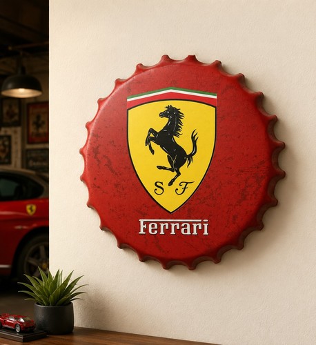 Wall art sign ferrari - wall, art/sign